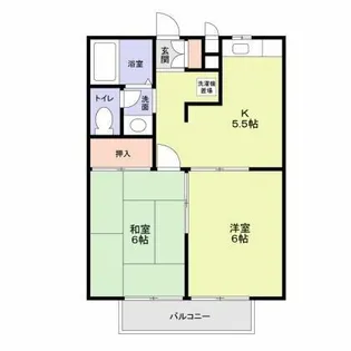 エステートピアサンピース【1階】の間取り