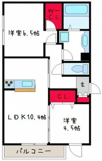 フルリール【3階】の間取り