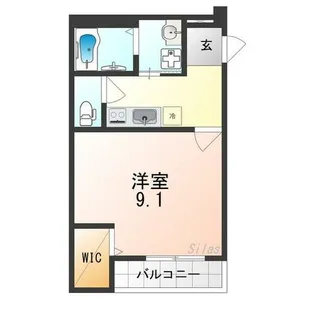 大阪府堺市北区中長尾町3丁【アパート】の間取り