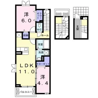 ポルトボヌールⅠ【3階】の間取り