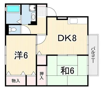 メゾンドグランメール【1階】の間取り