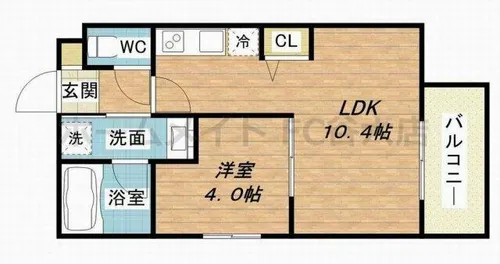 フォレストコート【2階】の間取り