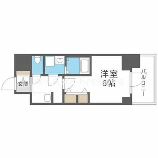 S-RESIDENCE松屋町asence【4階】の間取り