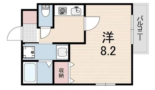 ヴィクトワール西宮丸橋町【2階】の間取り