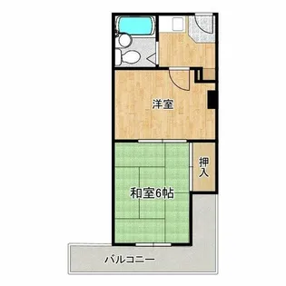 グルーヴ桜宮【5階】の間取り