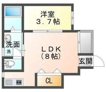 スペラーレ【1階】の間取り