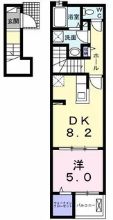 グランブルⅤ【2階】の間取り