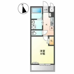 ボムール福知山【1階】の間取り