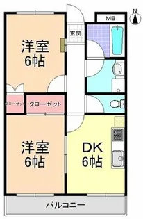 廣谷ビル【2階】の間取り