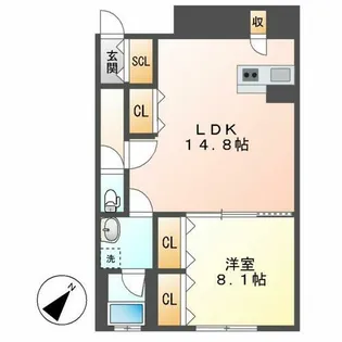 さくらHills ROKUBAN Platinum Residence【7階】の間取り