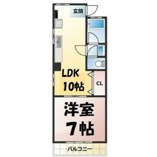 高見かえでビル【3階】の間取り