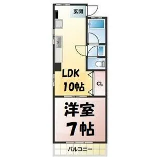 高見かえでビル【3階】の間取り