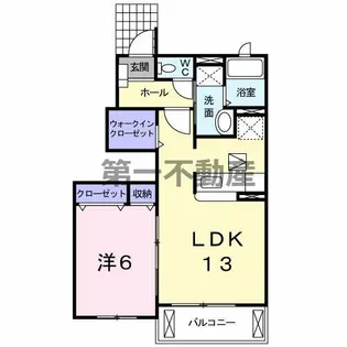 ブライトメアリーⅠ JR加古川線【1階】の間取り