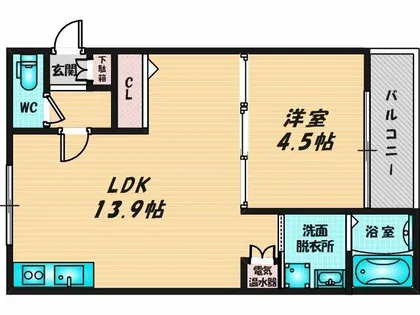Faseciaサンド【1階】の間取り