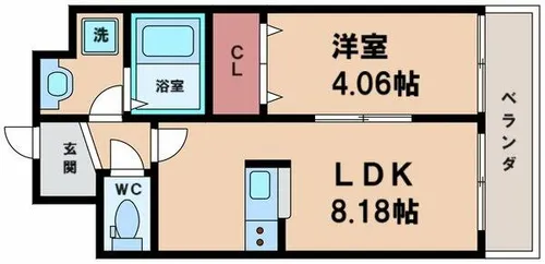 アクセルカクエイ【5階】の間取り