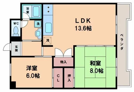 アドニス【3階】の間取り