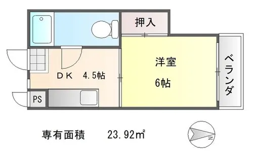 銀閣寺ハウス【2階】の間取り