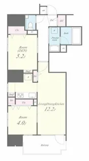 JASPER御堂筋本町【3階】の間取り