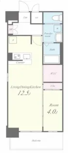 LaCASA玉造【6階】の間取り