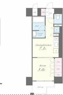 セイワパレス大手通【11階】の間取り