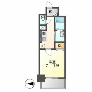 サクシード大曽根【302号室】の間取り