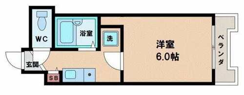 コーポキタノ【4階】の間取り
