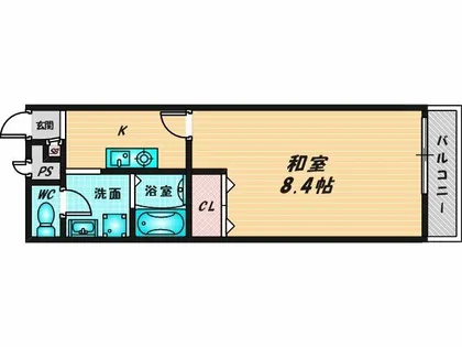 ブルーデンス【1階】の間取り