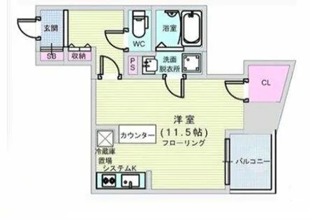 シーズ本町南【2階】の間取り
