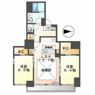 Grand Chainon金山【901号室】の間取り