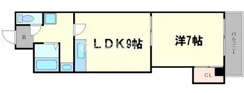 コート幸町【906号室】の間取り