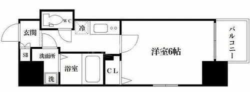 ボンニー【1303号室】の間取り