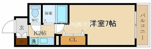 エスリード本町【5階】の間取り