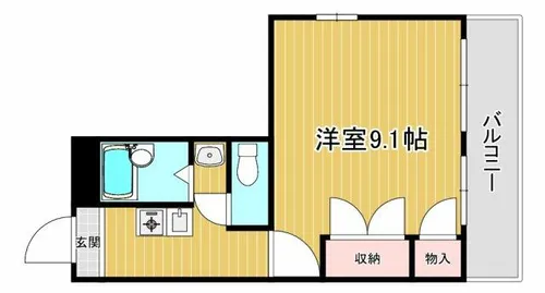 カーサフォレスタ【101号室】の間取り