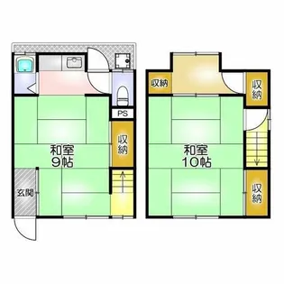 ウラベハイツ【2号室】の間取り
