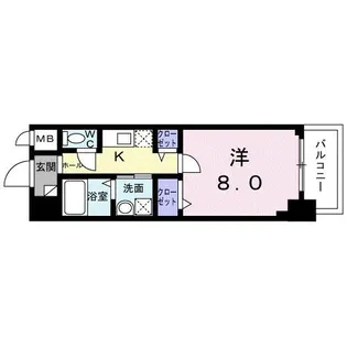 プラチナコート【9階】の間取り