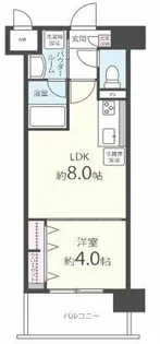 シャイニング福島離宮【3階】の間取り