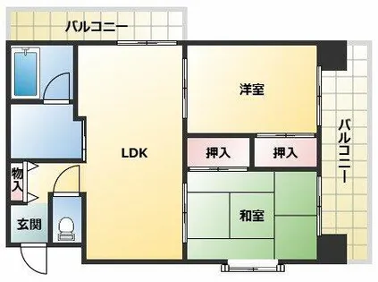 グランボア【3階】の間取り