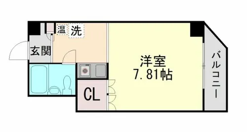 サンクラッソ阪急六甲駅前WEST【302号室】の間取り