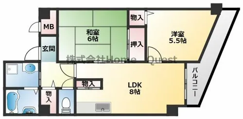 メゾンドール【3階】の間取り