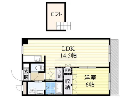 フォルトゥーナ【2階】の間取り