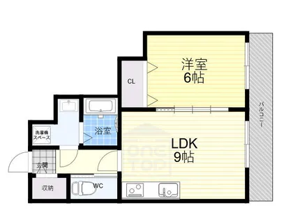 セイントプレイス【5階】の間取り