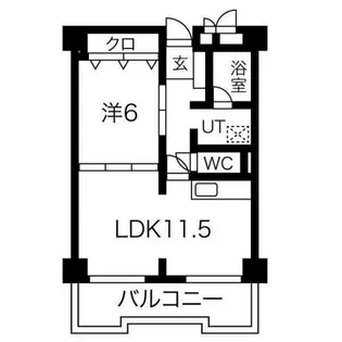 シャンボール白川公園【5階】の間取り