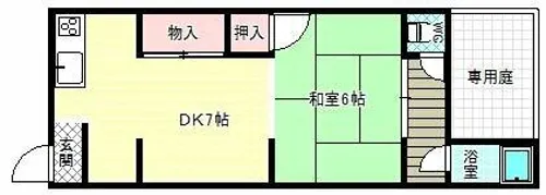 福田文化【1階】の間取り