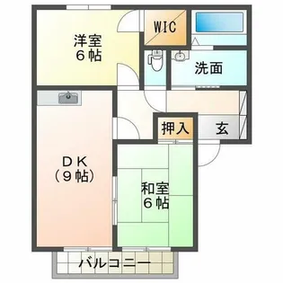 サンビレッジ吉川【2階】の間取り