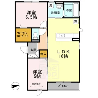 プルメリア【1階】の間取り