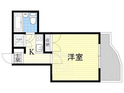 ドムス西高槻【3階】の間取り