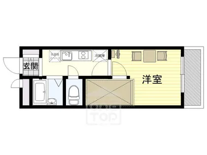 リブラレジデンス茨木【2階】の間取り