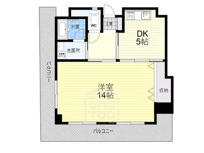 吉岡ビル【4階】の間取り