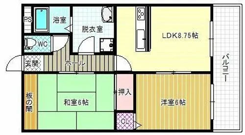 ミルキーウェイ【2階】の間取り