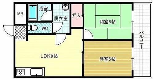 メゾンプレザーント阿保【3階】の間取り